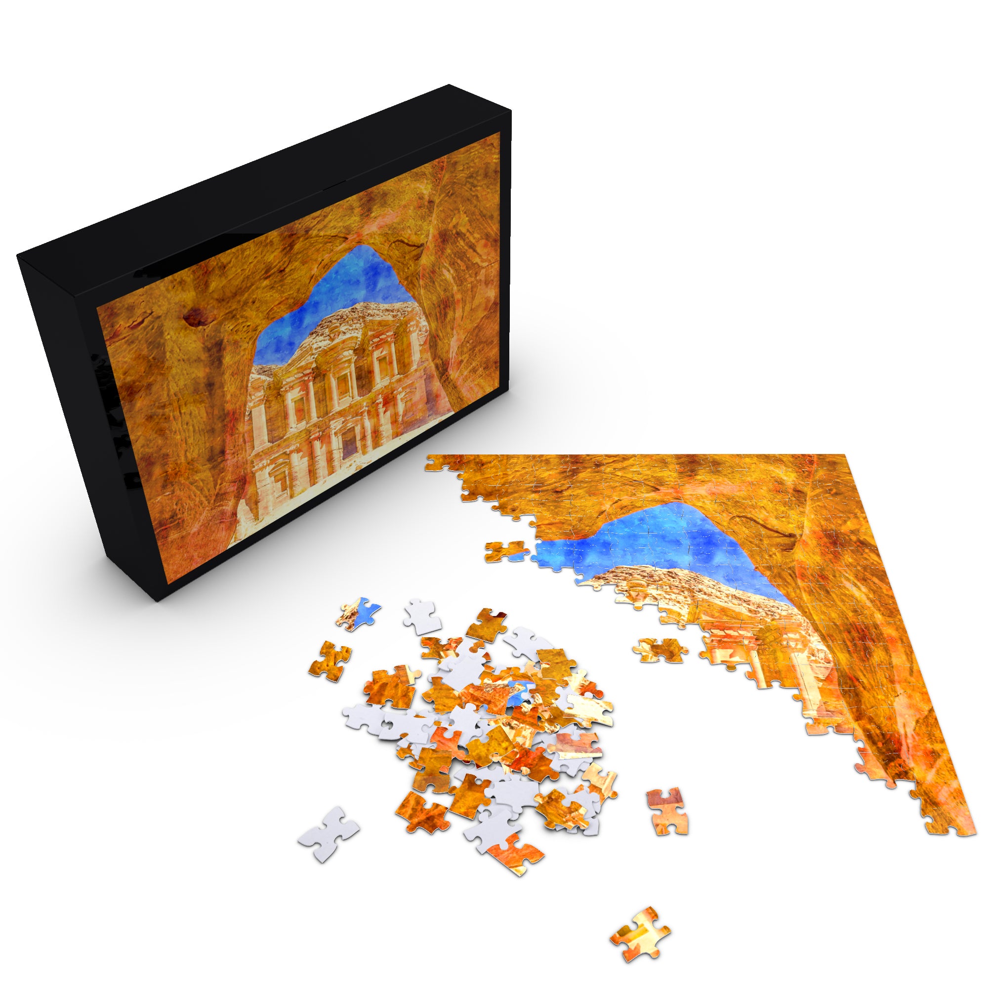 The Petra Puzzle - Bucket List Landscape Jigsaw Puzzle
