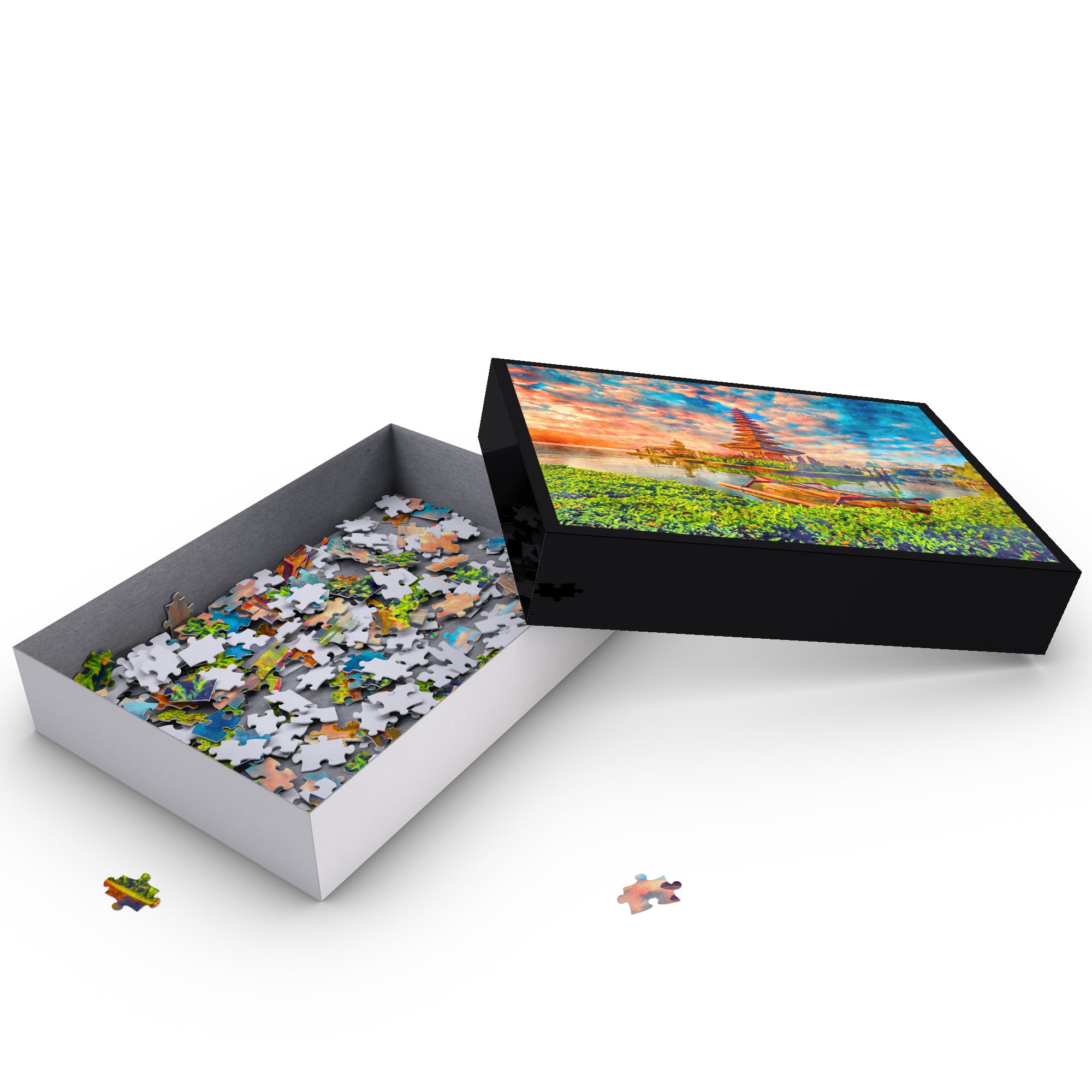 Bali Temples Puzzle - Gorgeous Bali Travel Memento
