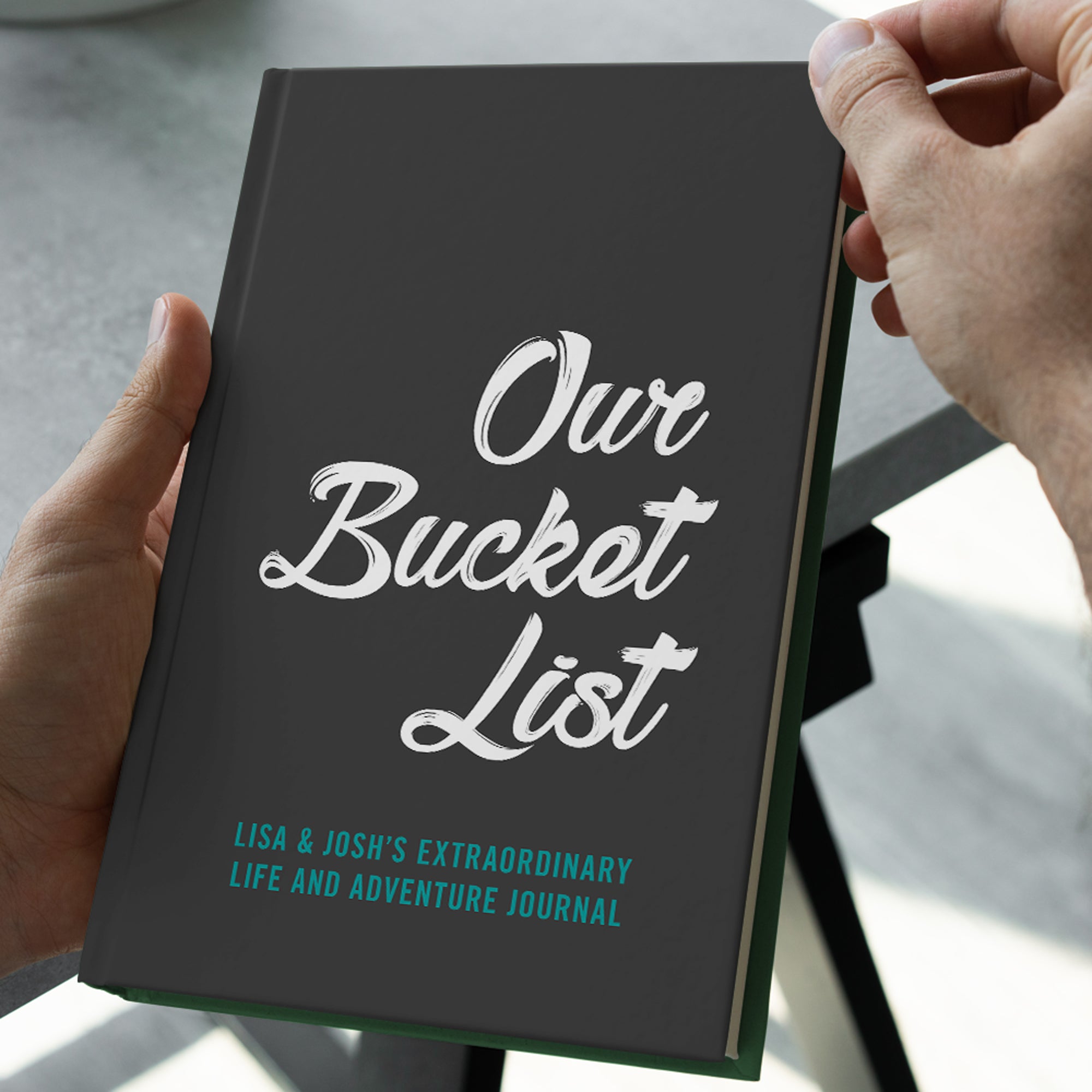 Custom Bucket List Adventure Journal