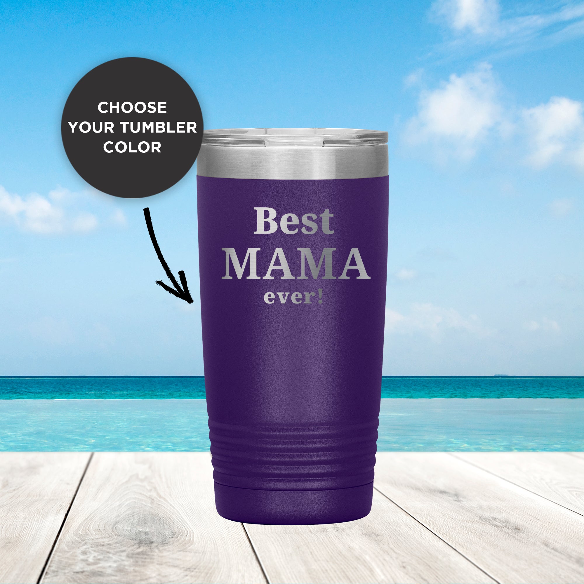 Personalized Insulated Travel Tumbler - Mug for the Best Person Ever