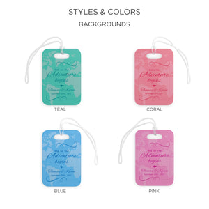 Personalized Wedding Luggage Tags