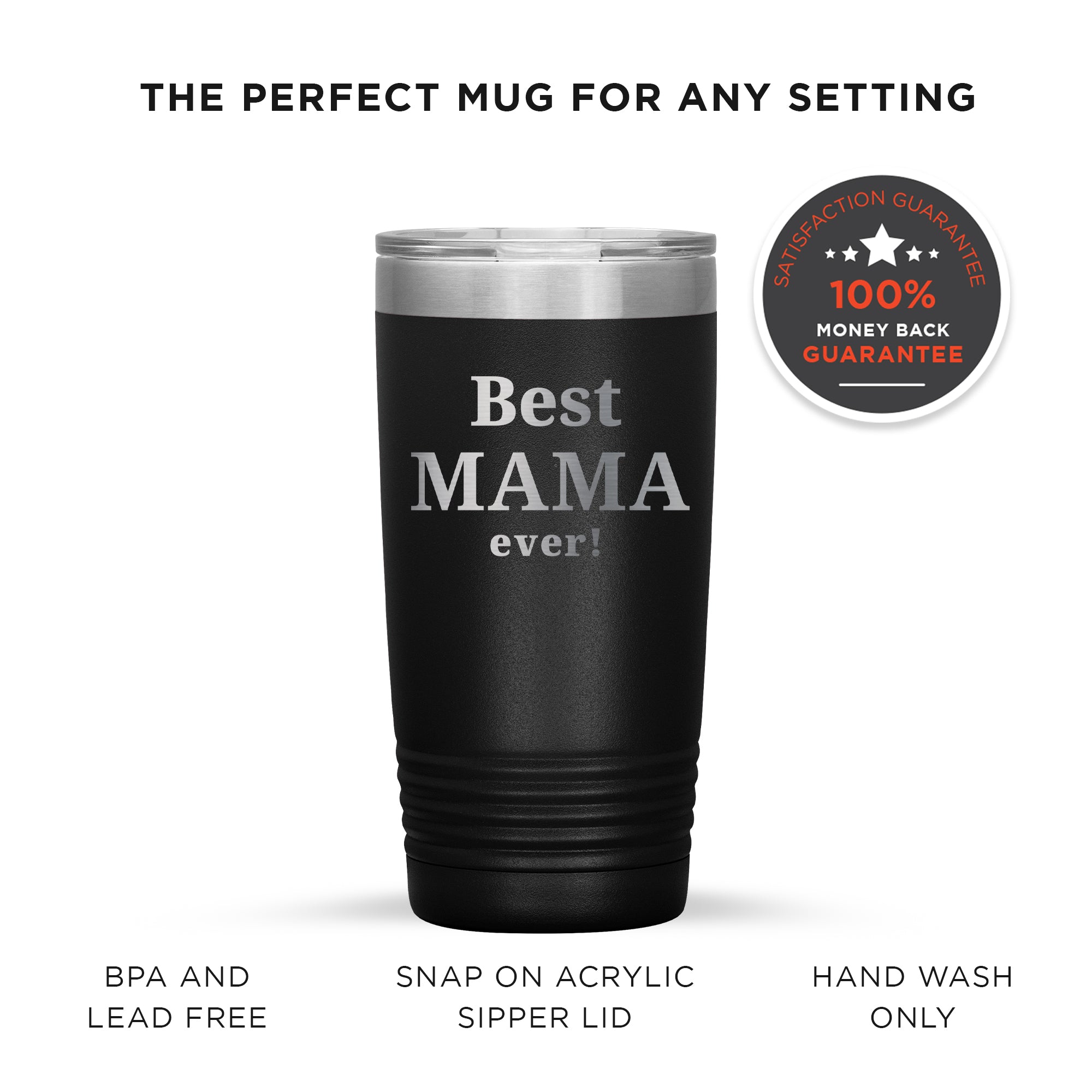 Personalized Insulated Travel Tumbler - Mug for the Best Person Ever