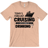 Load image into Gallery viewer, Today&#39;s Forecast - Heather Peach Funny Unisex Cruise Shirts (Limited Quantity)