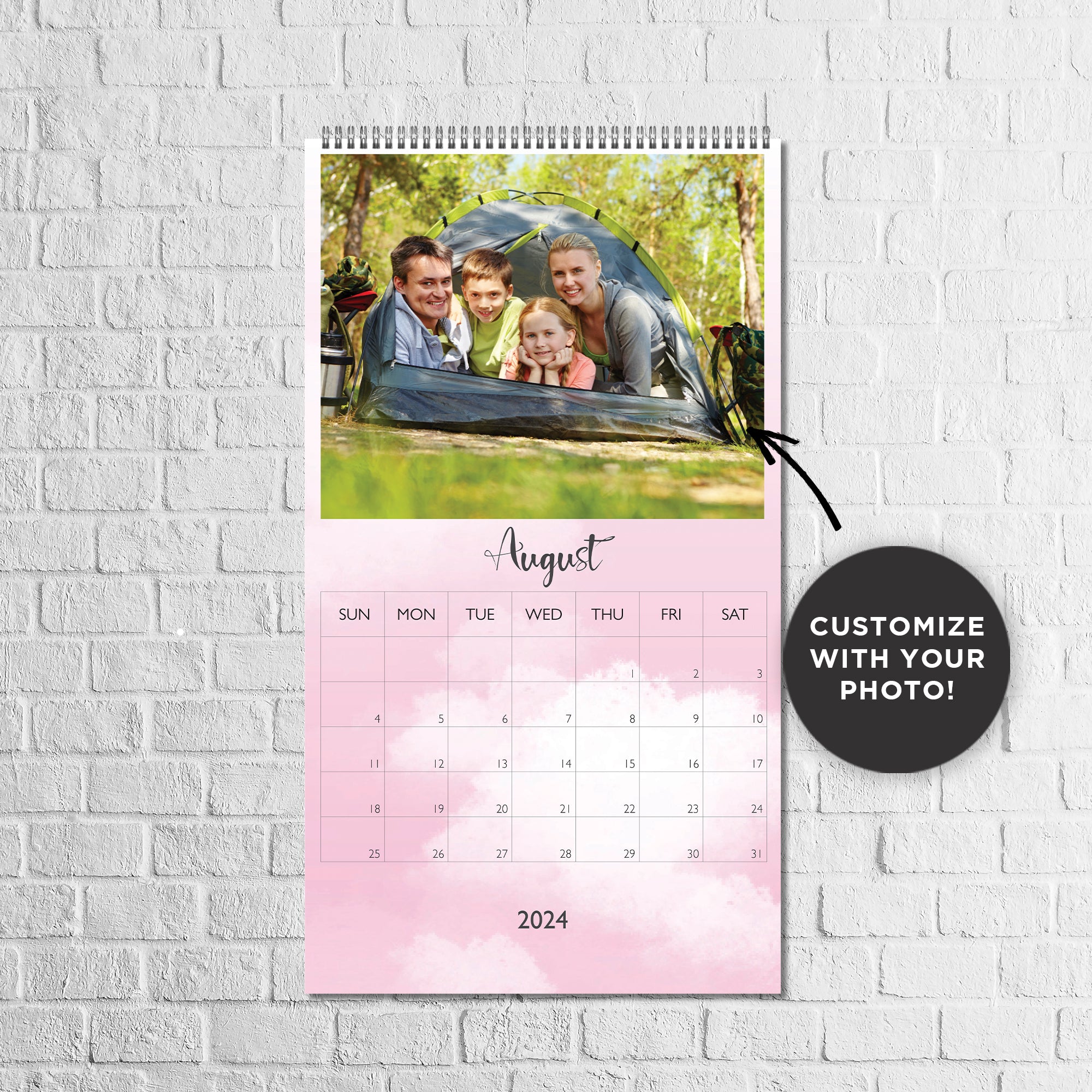 Personalized Photo Calendar 2024