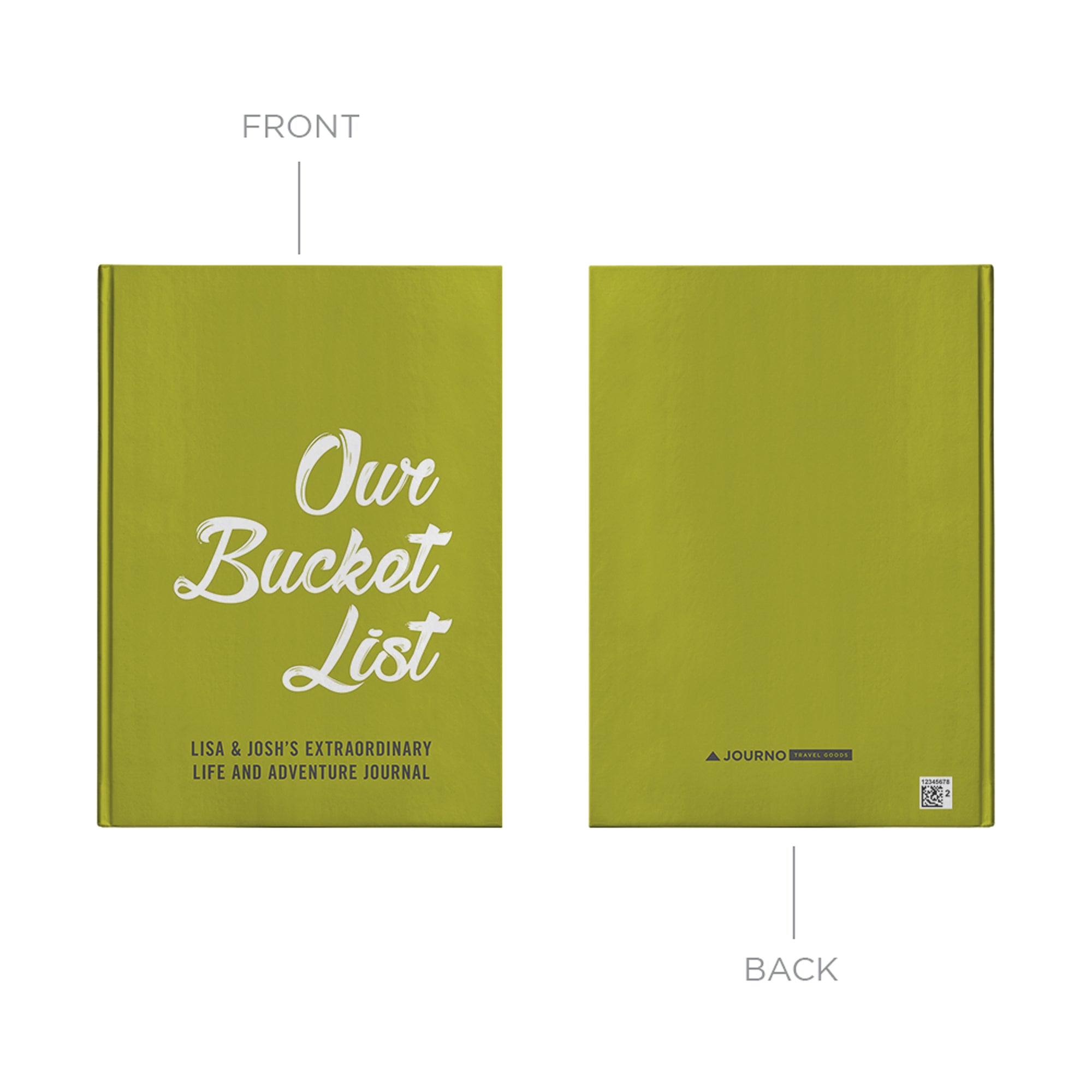 Custom Bucket List Adventure Journal