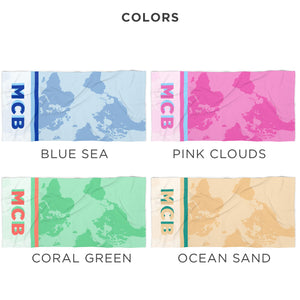 Personalized Planet Earth Beach Towel