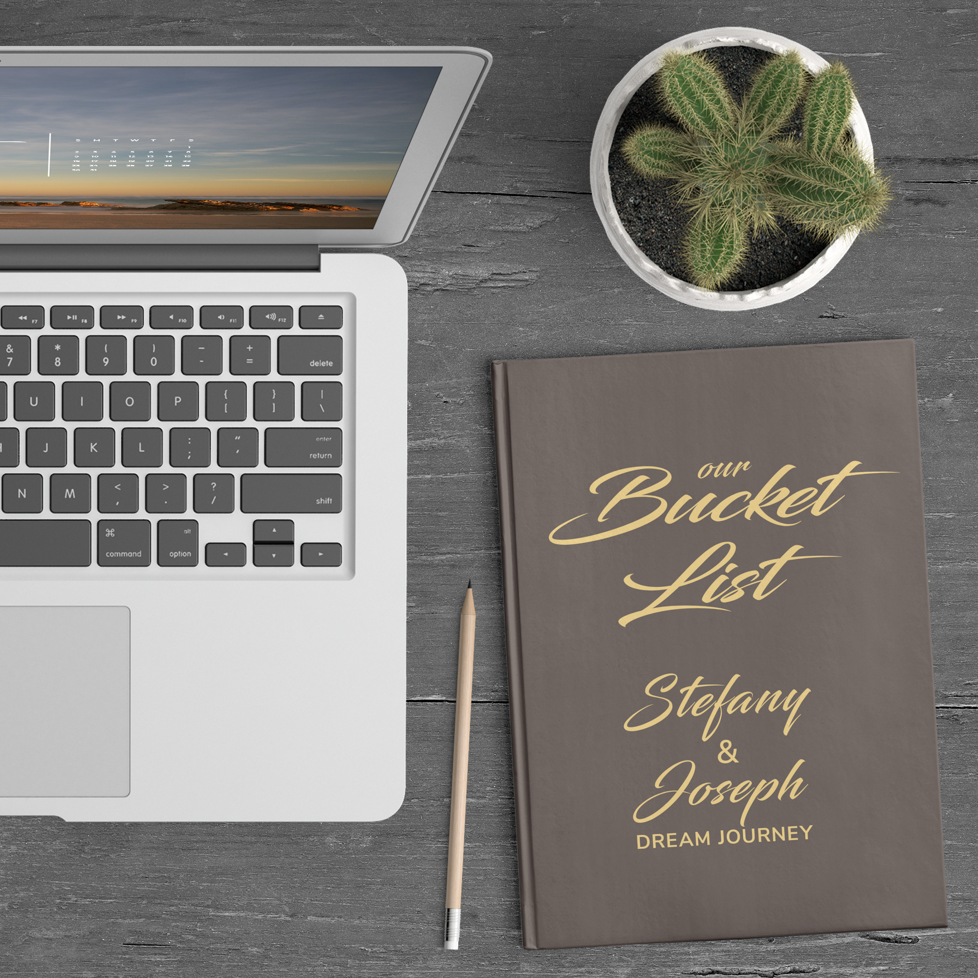 Personalized Bucket List Journal