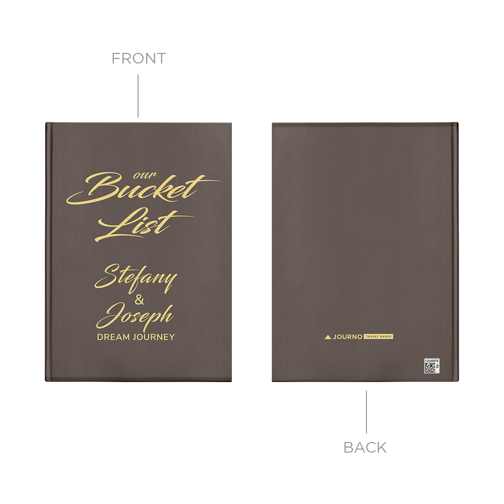 Personalized Bucket List Journal