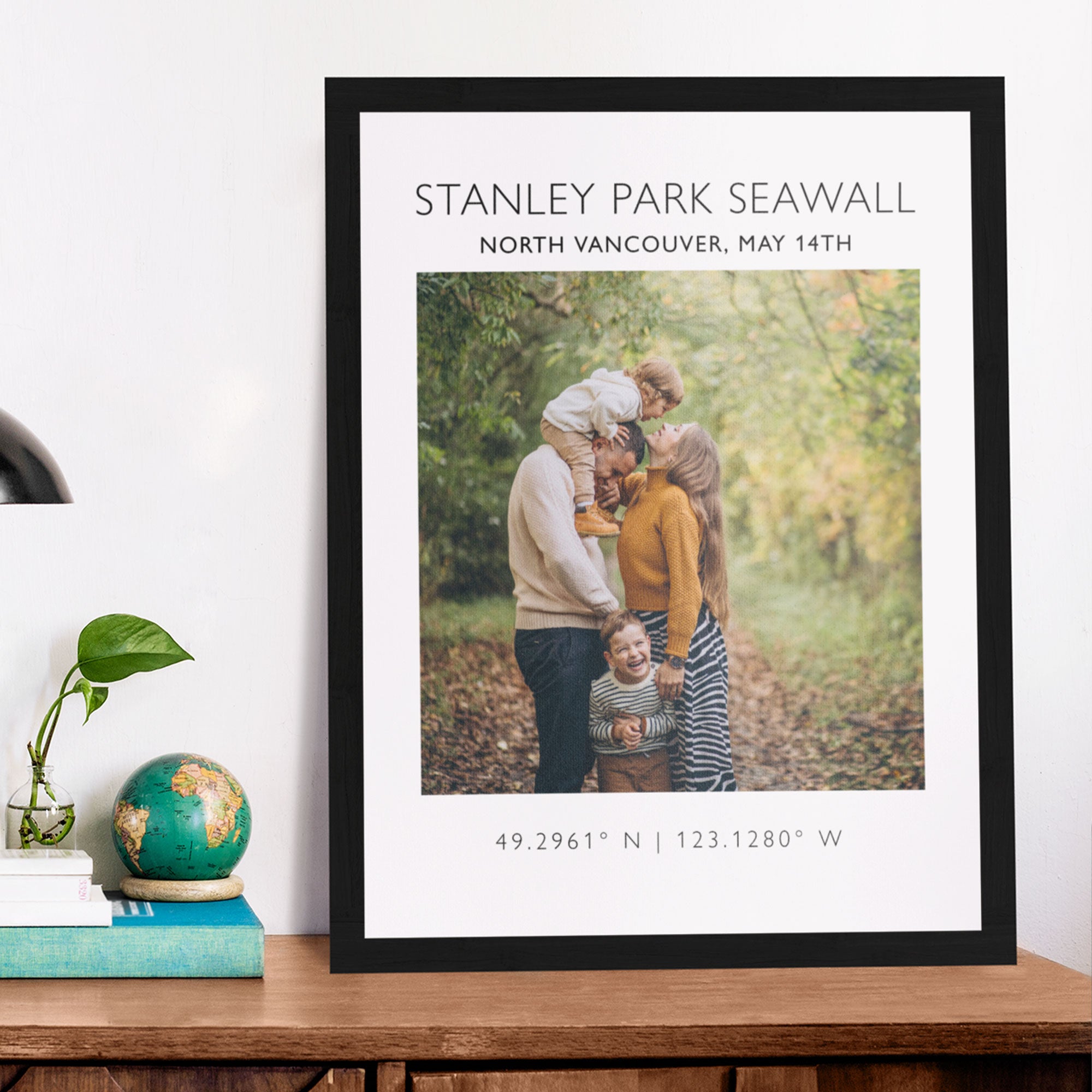 Personalized Family Photo Art Print