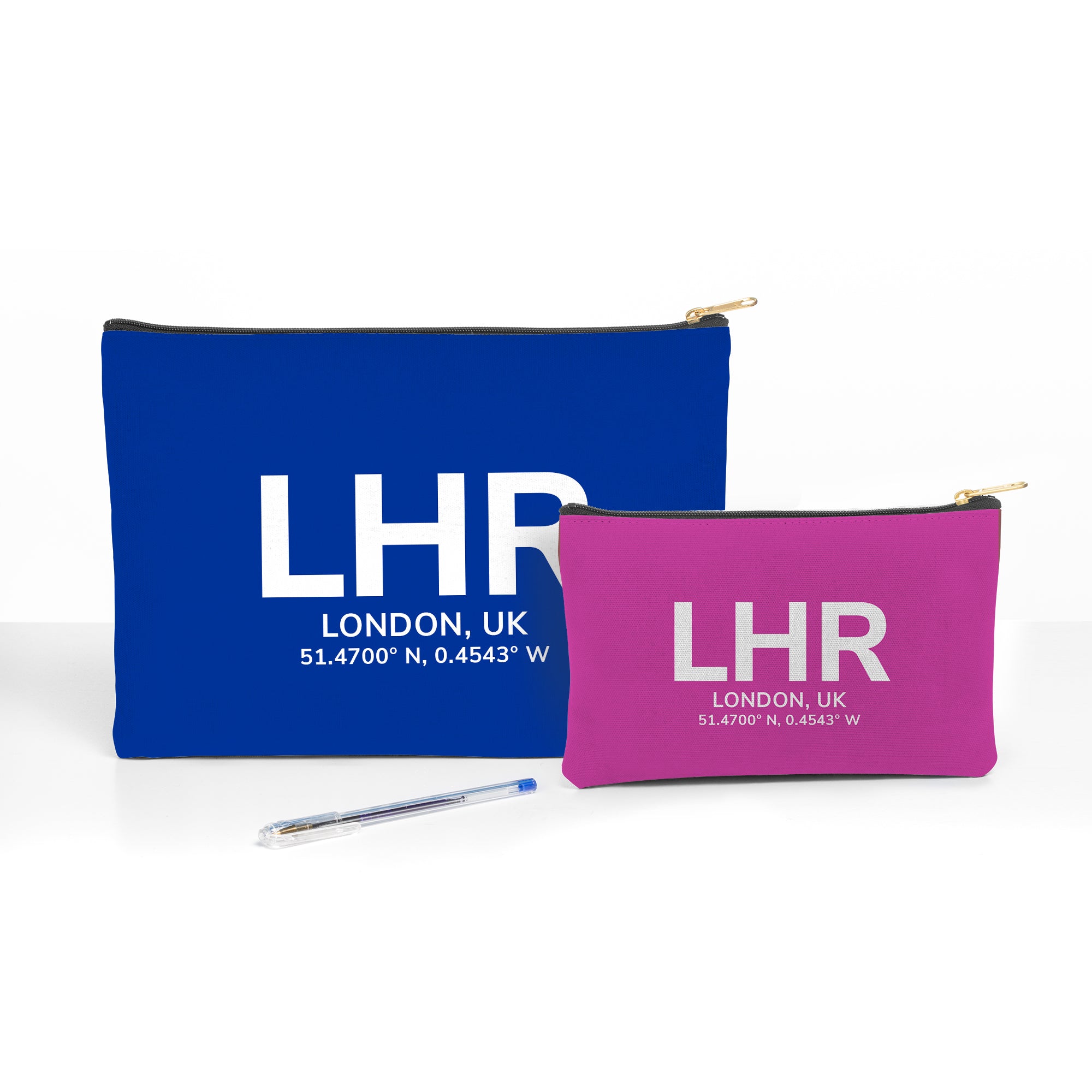 Personalized Airport Code Travel Pouch