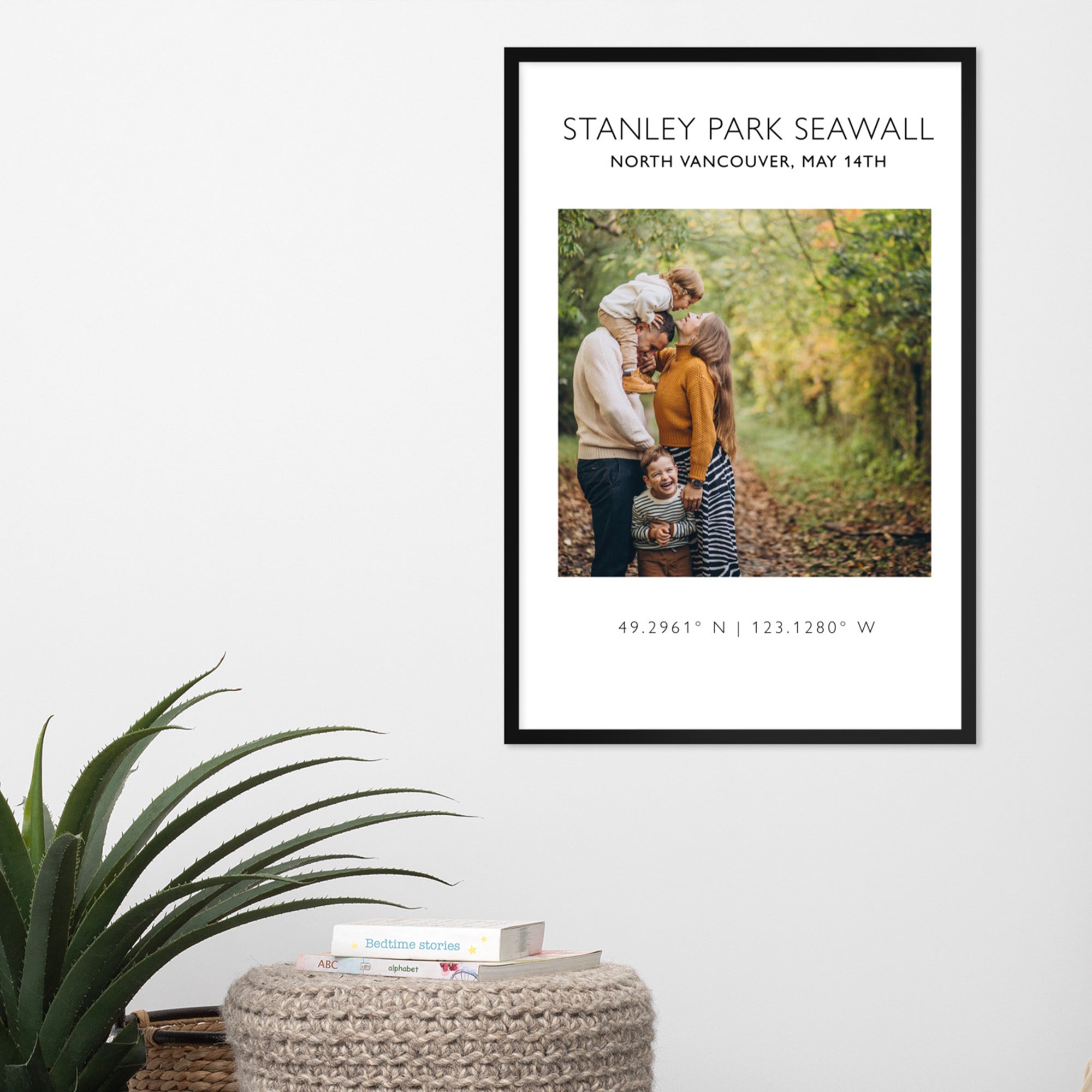 Personalized Family Photo Art Print