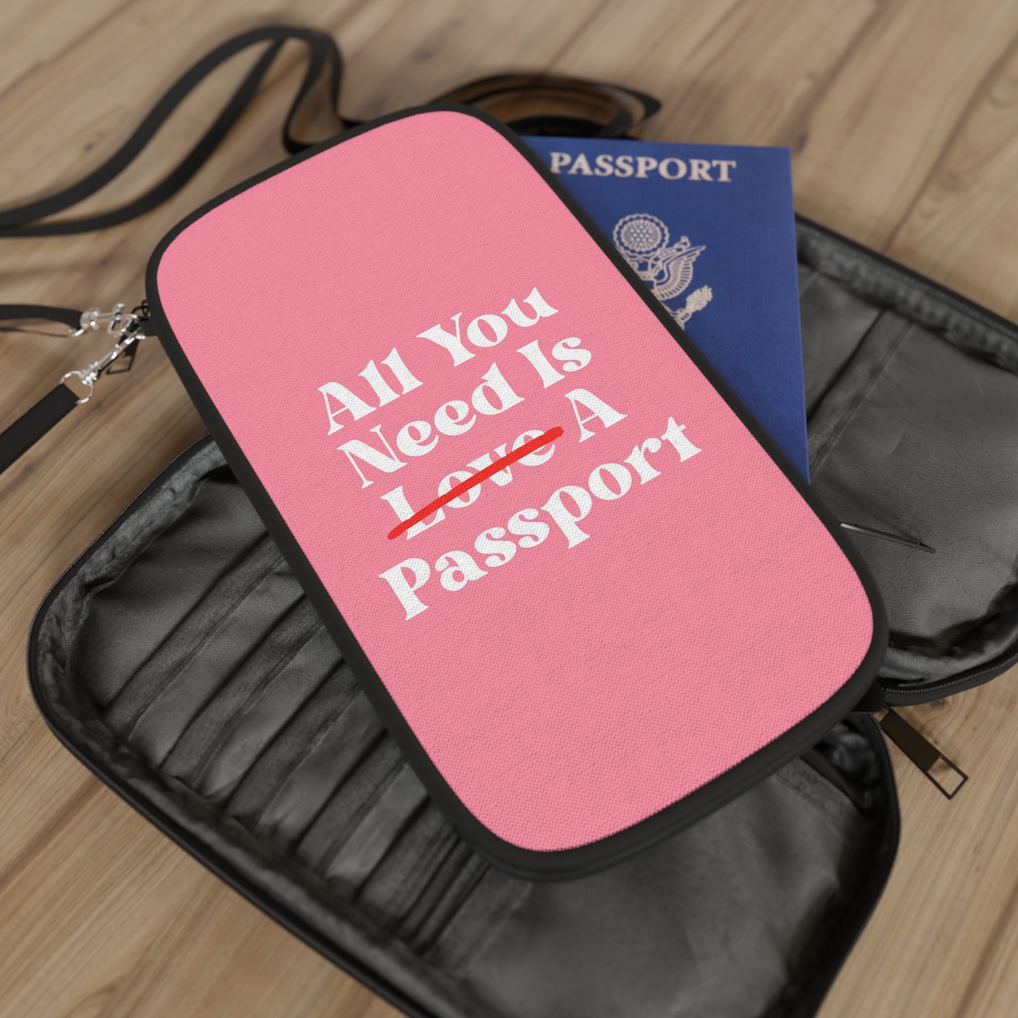 All You Need Is Love Passport Wallet