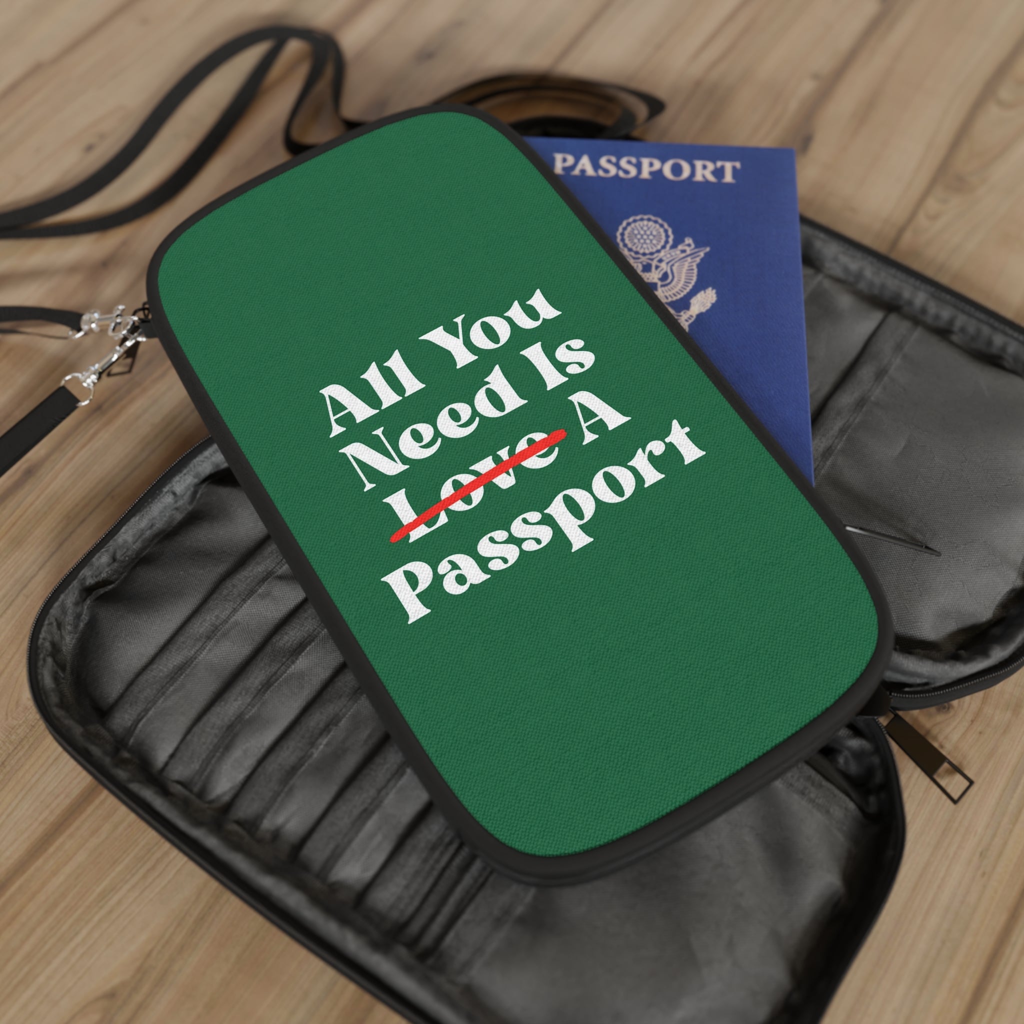 All You Need Is Love Passport Wallet