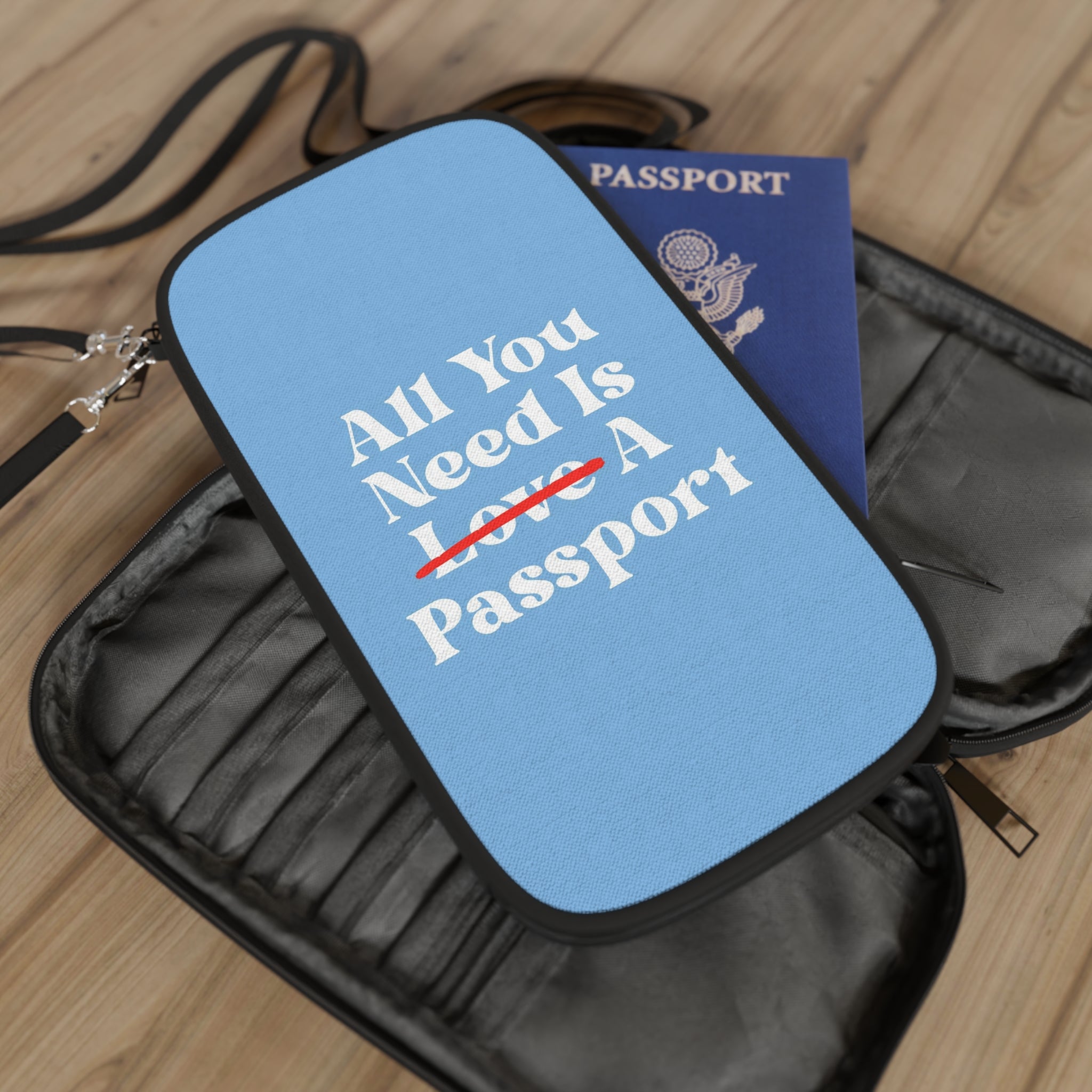 All You Need Is Love Passport Wallet