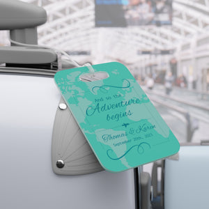 Personalized Wedding Luggage Tags