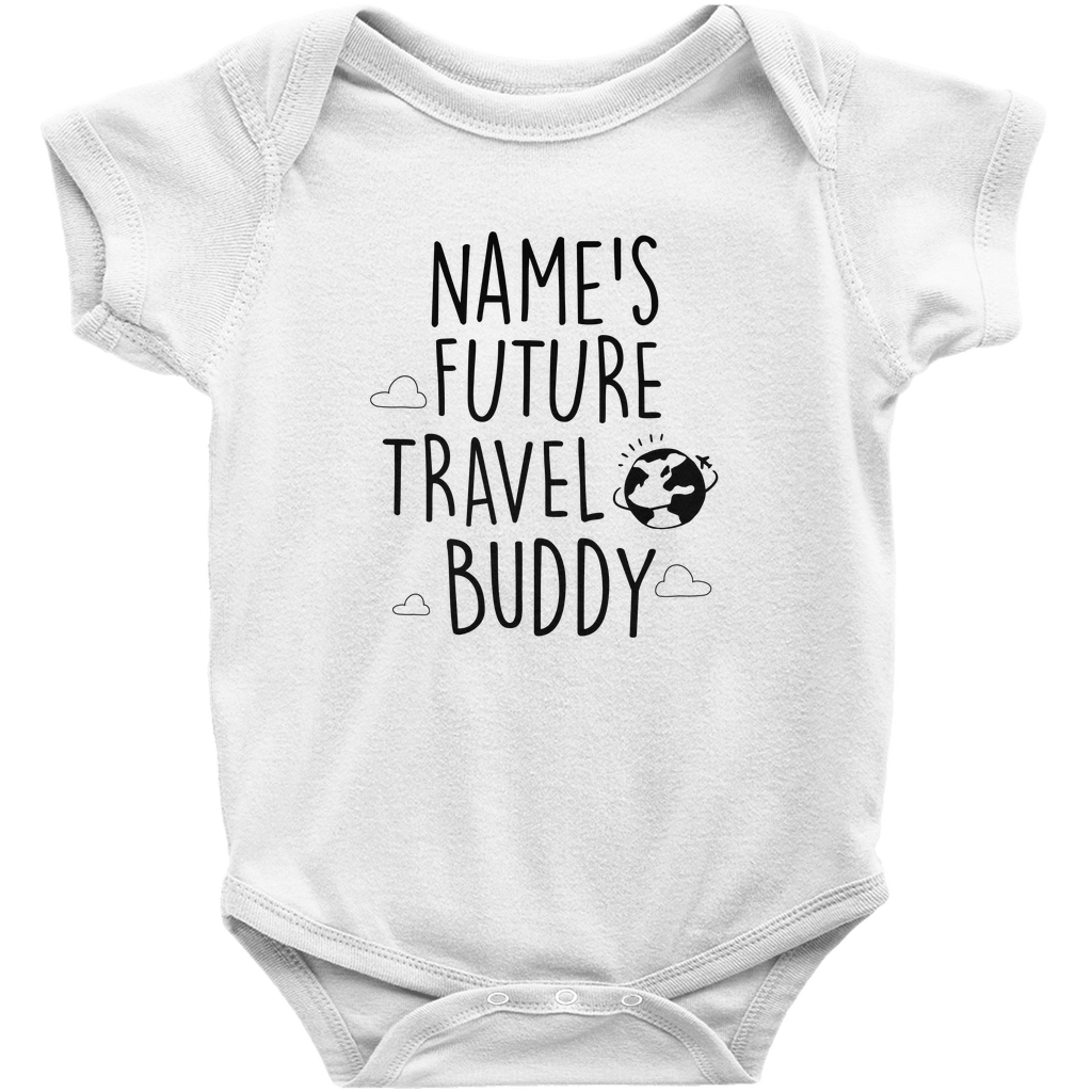 Personalized Baby Gift - Future Travel Buddy One Piece