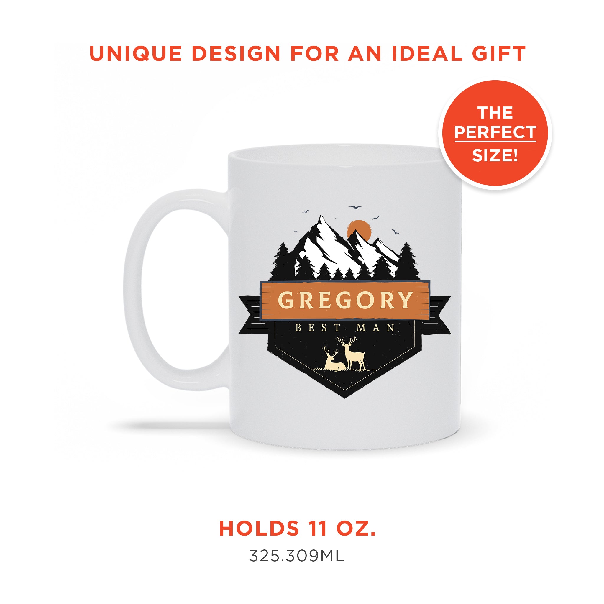 Personalized Best Man & Groomsmen Coffee Mug