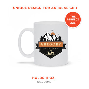 Personalized Best Man & Groomsmen Coffee Mug