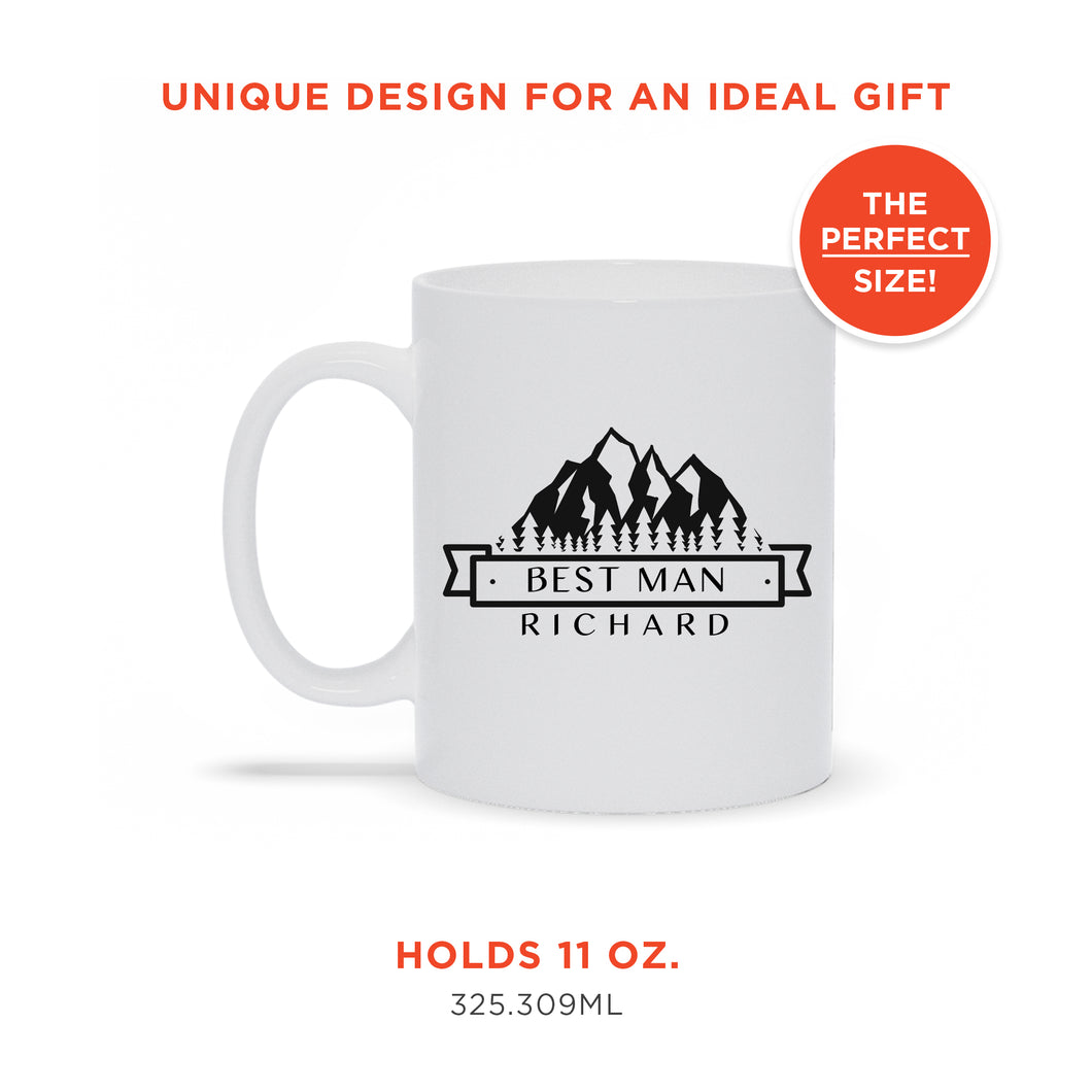 Groomsman Or Best Man Personalized Ceramic Mug