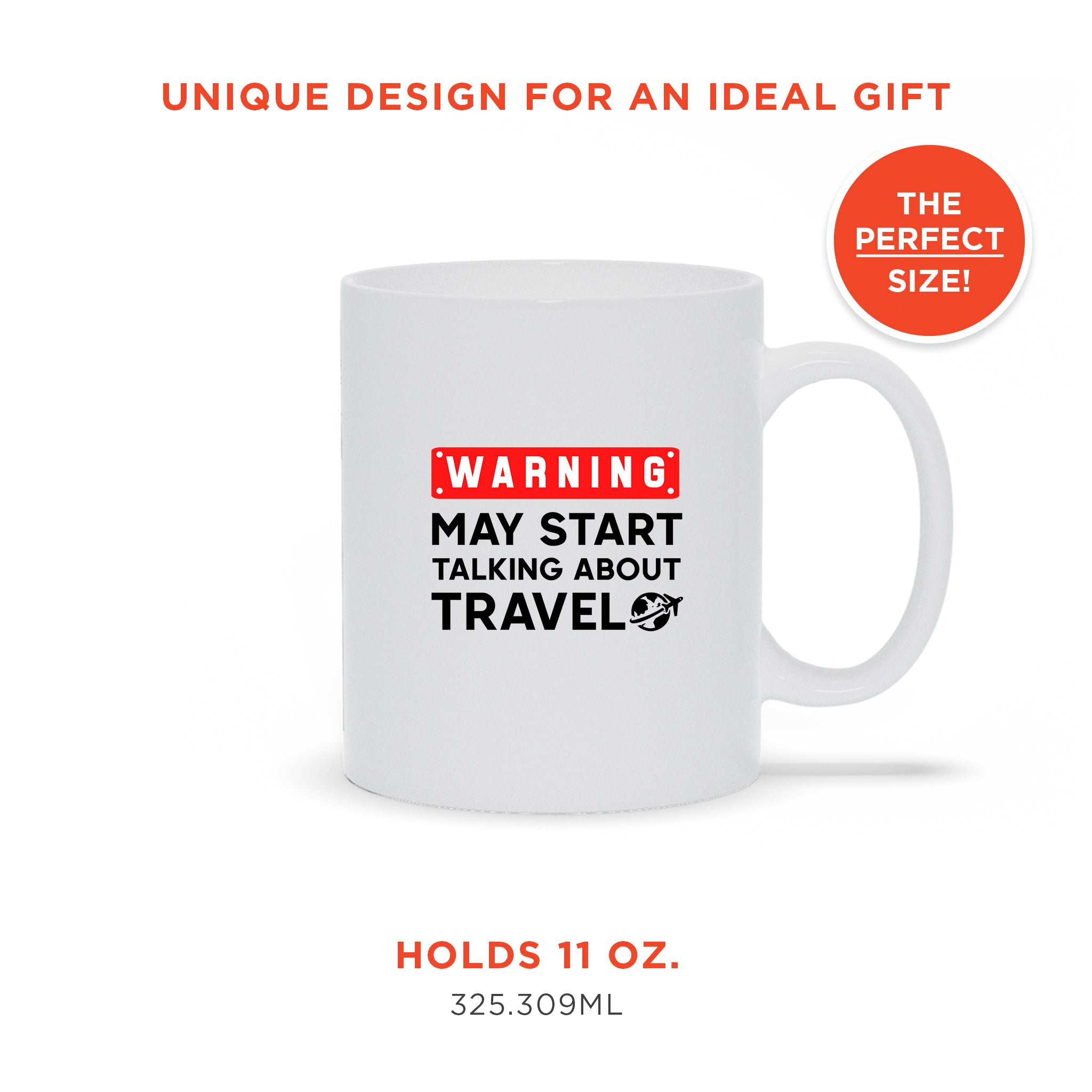 Warning: May Start Talking About Travel Mug - Funny Coffee Mug Gift