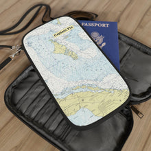 World Nautical Map Boarding Pass Travel Wallet