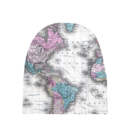 Maps of the World Baby Beanie