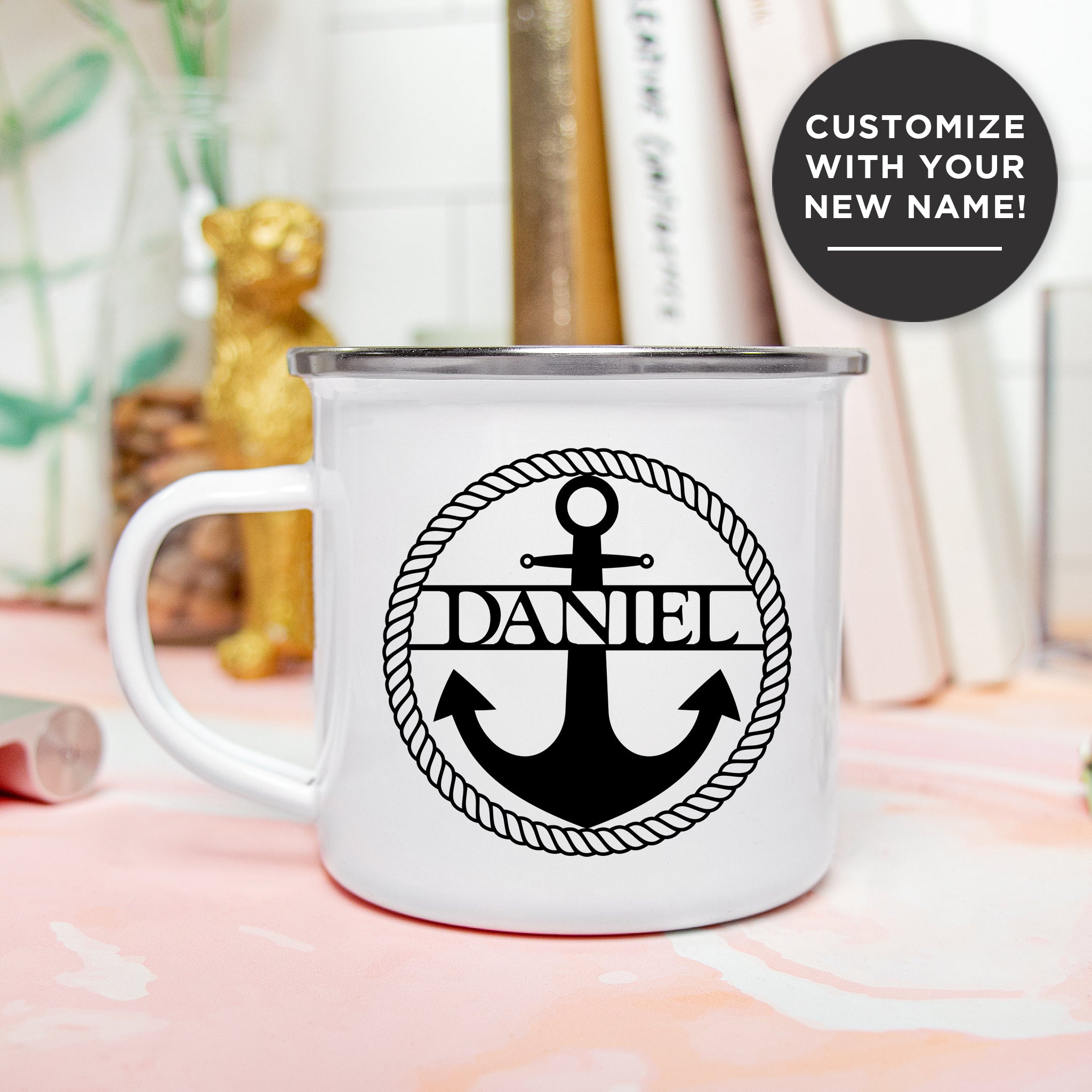 Personalized Anchor Mug