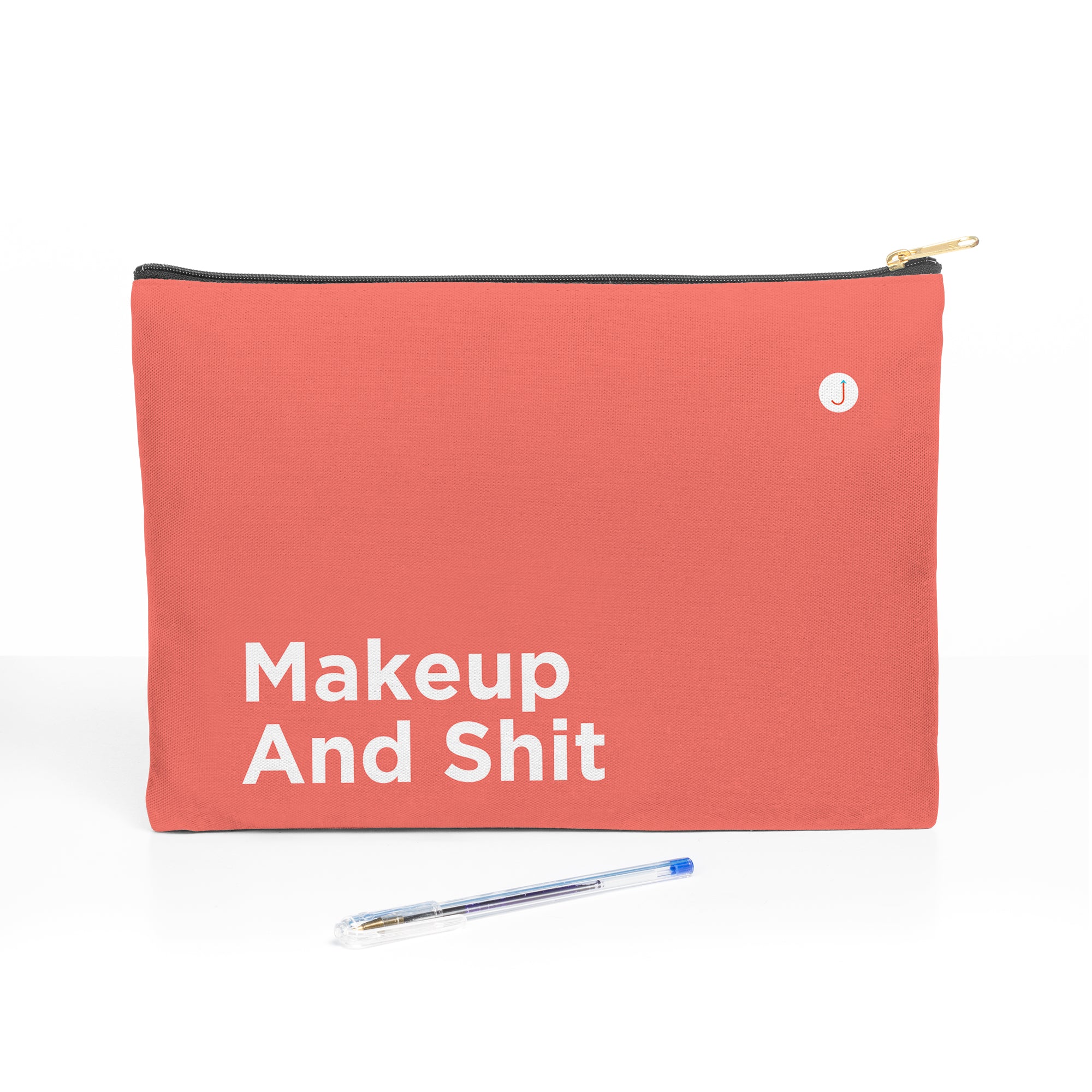 Makeup And Shit Travel Accessory Pouch