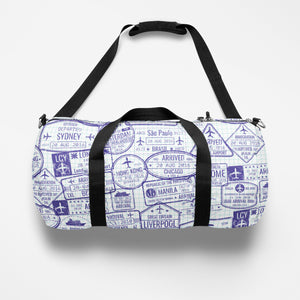 Personalized Stamp Travel Duffel Bag