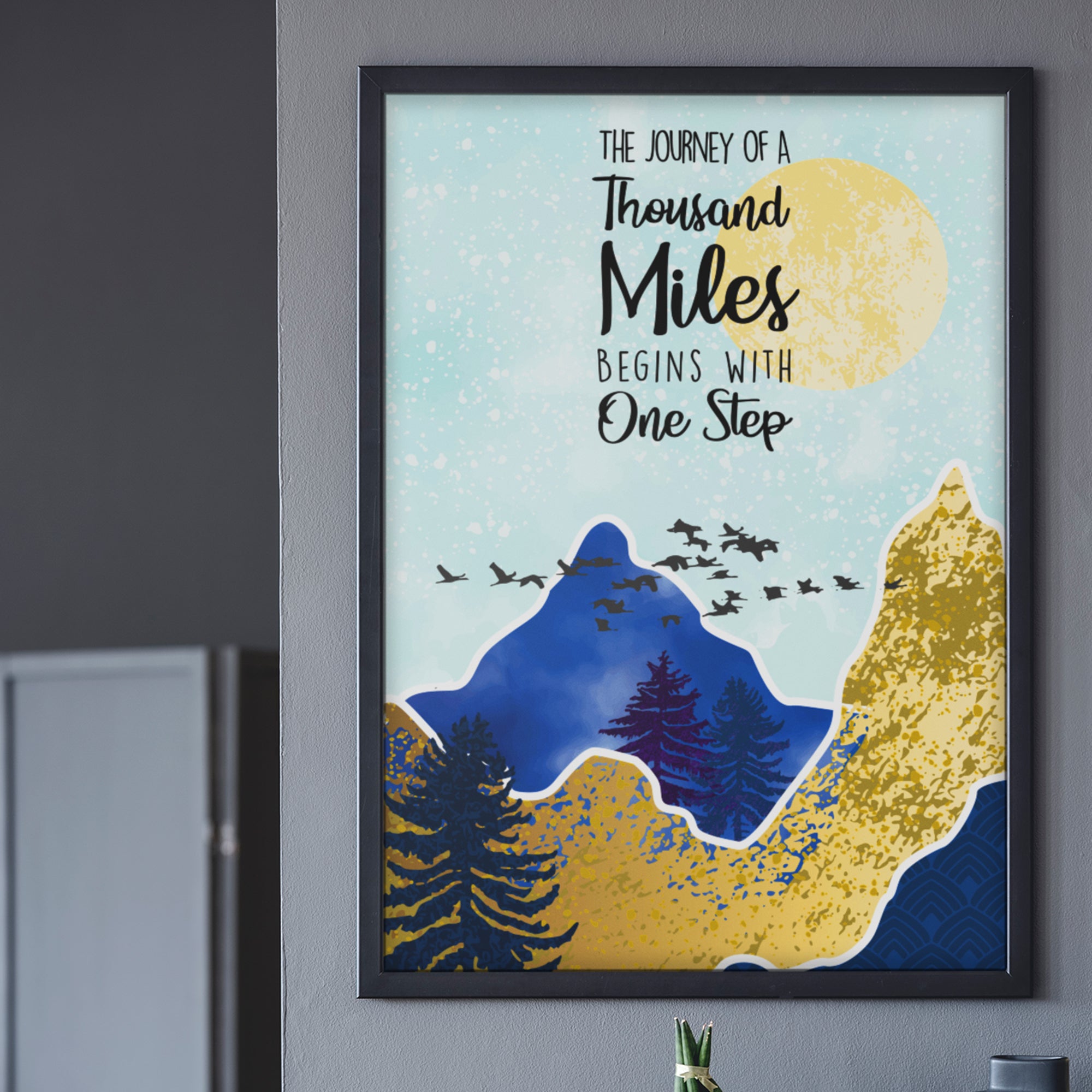 The Journey Of A Thousand Miles Art Print