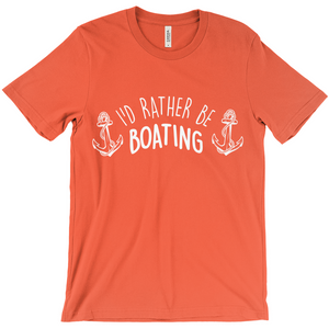 I'd Rather Be Boating Shirt