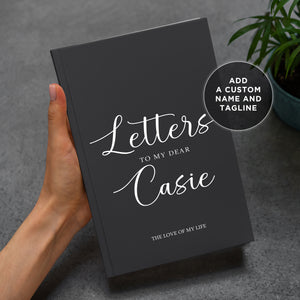 Letters To My Wife Personalized Hardcover Book