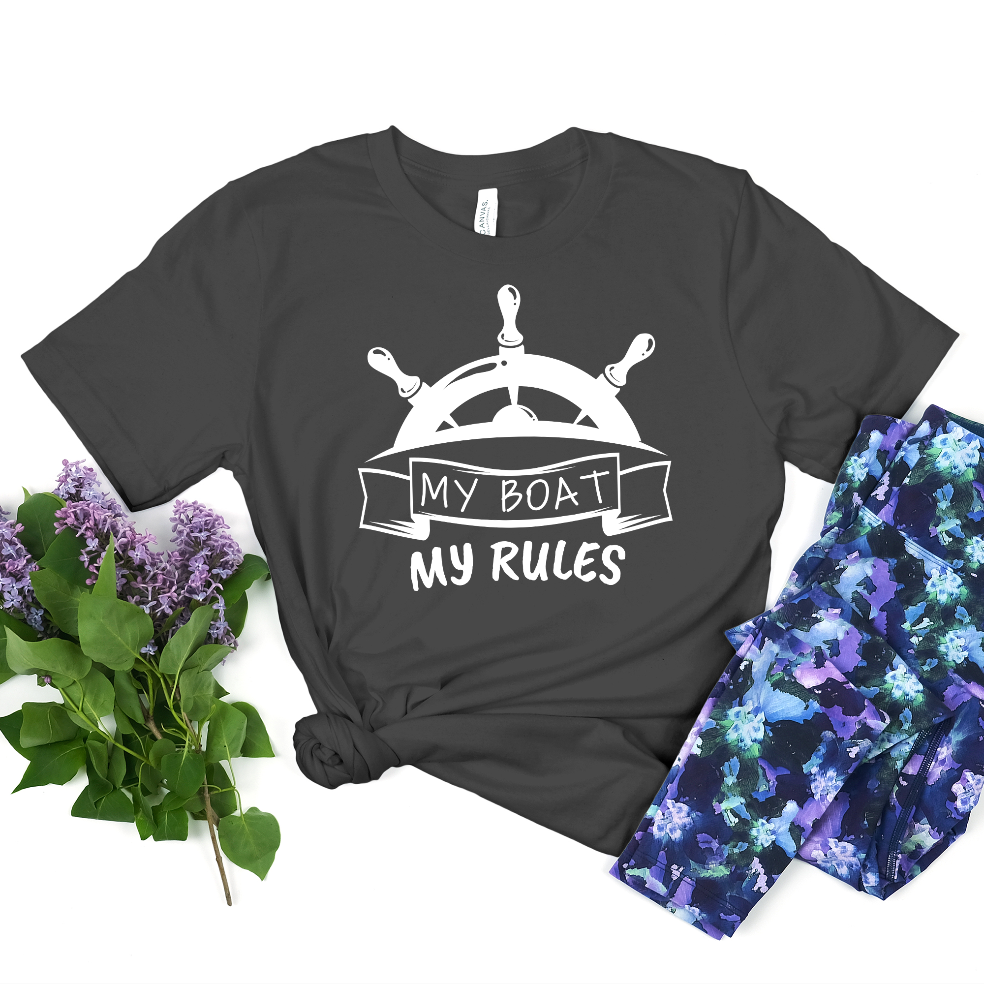 My Boat My Rules Unisex Travel T-Shirt