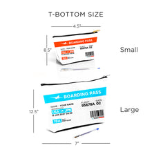 Boarding Pass Personalized Accessory Pouch