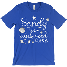 Sandy Toes Sunkissed Nose Summer Vibes Tee