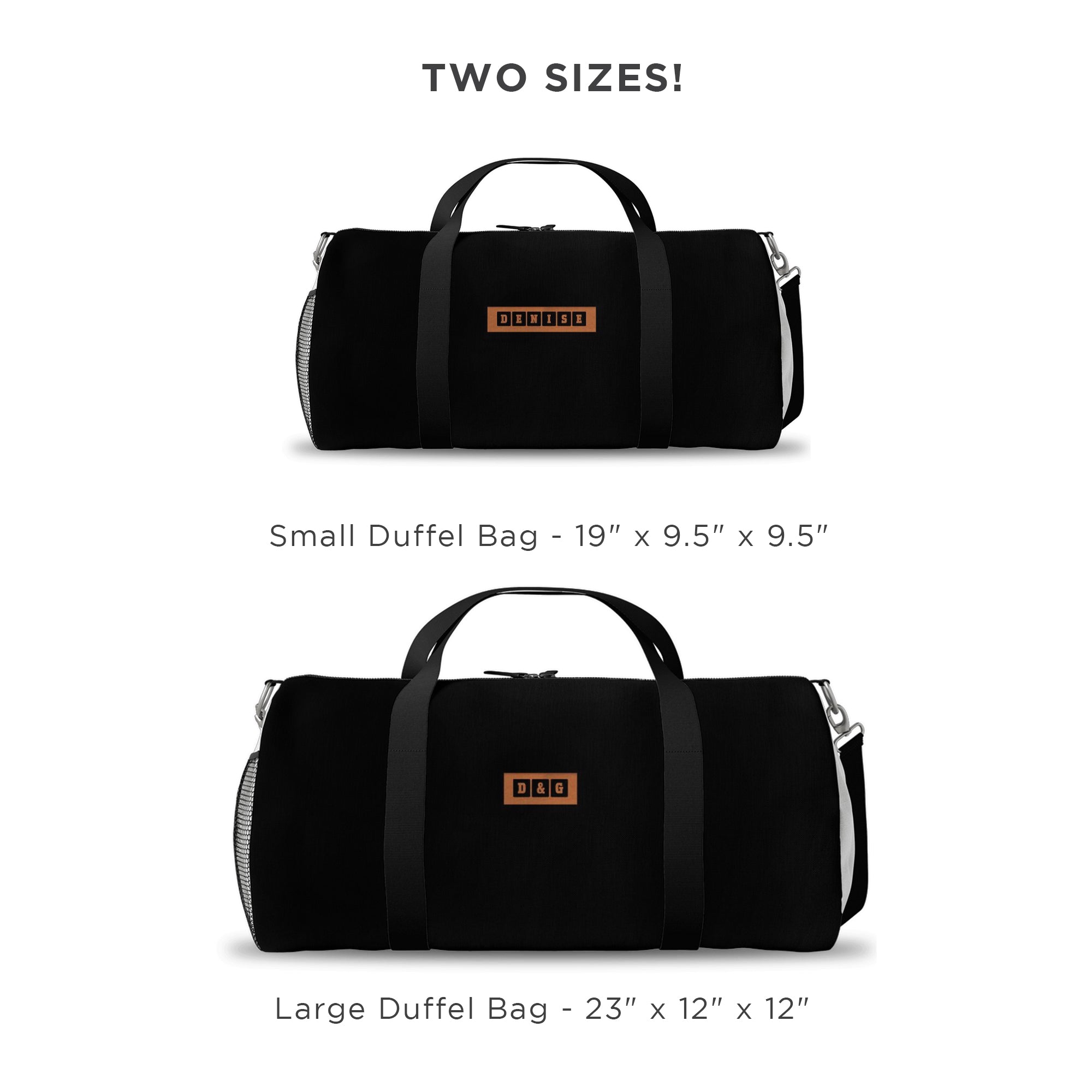 Personalized Couple Duffle Bag