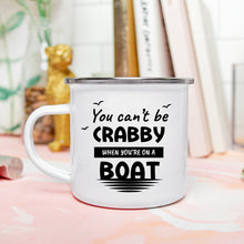 Enamel Boat Owner Camping Gift Travel Mug