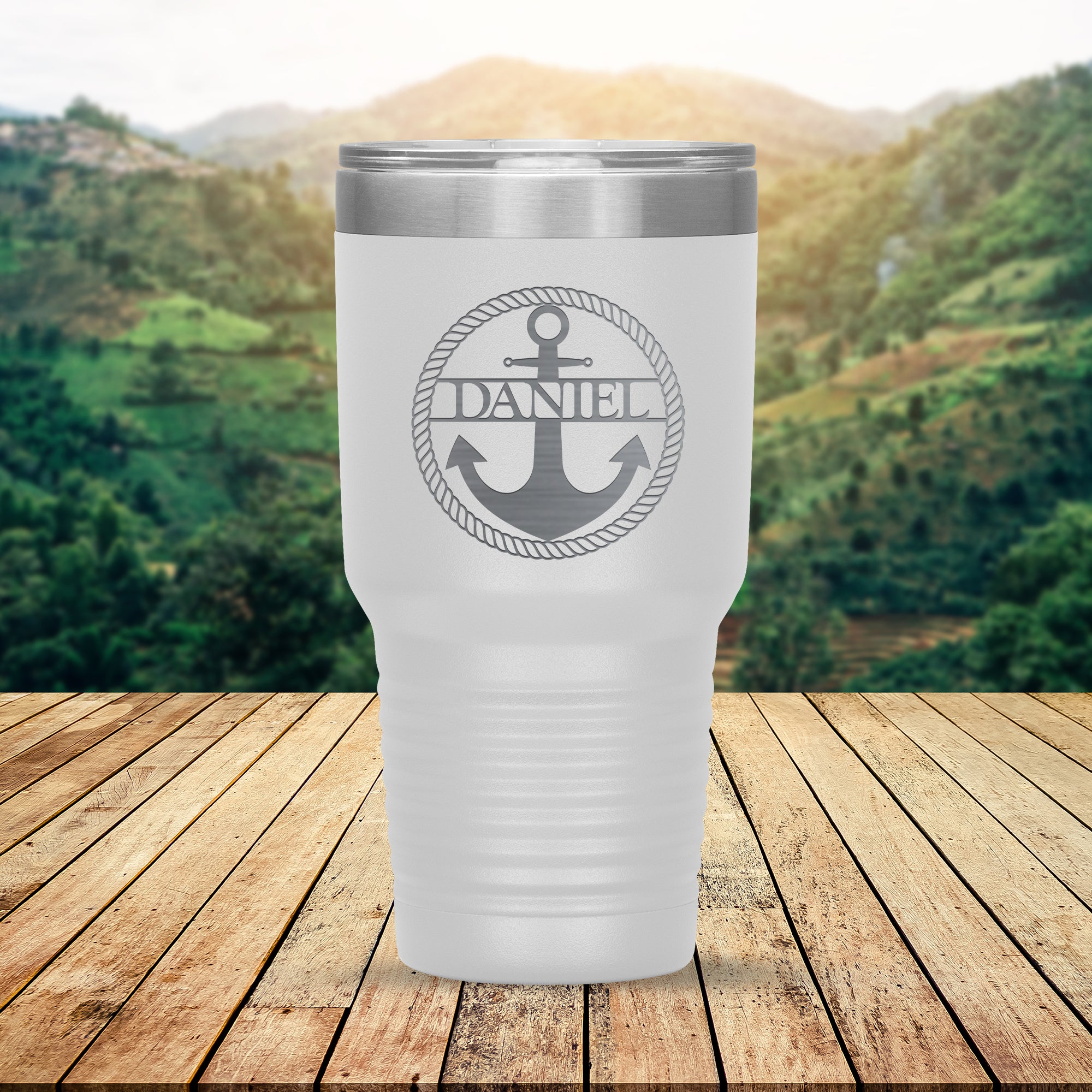 Personalized Captain Wheel Travel Tumbler