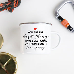 Personalized Online Dating Camp Mug