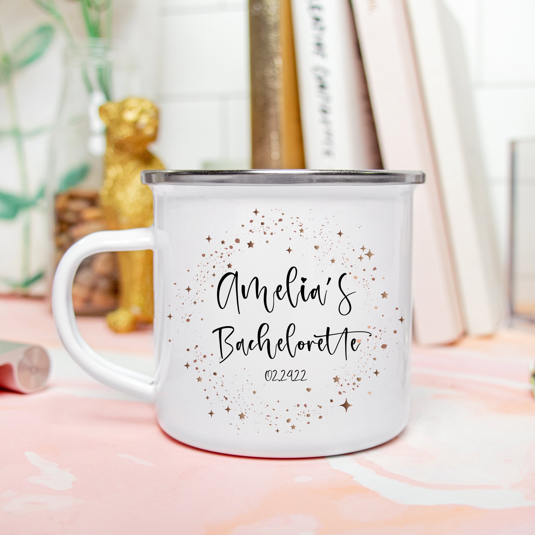 Personalized Bachelorette Party Camping Mug