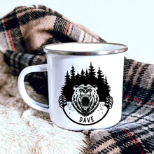 Personalized Bear Enamel Mug