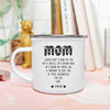 I'd Fight A Bear For You Mom PERSONALIZED Camping Mug