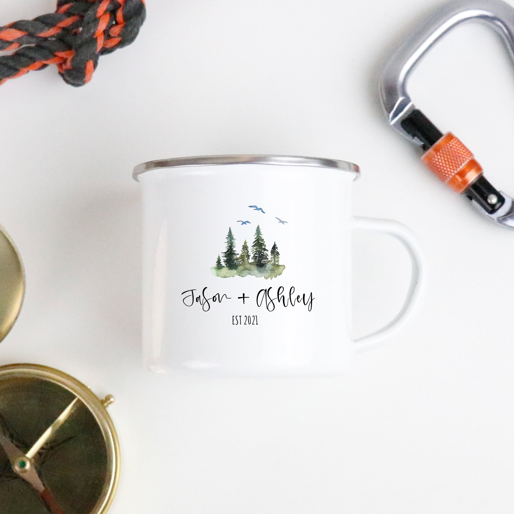 Life Is An Adventure Best Traveled Together Hiking Mug