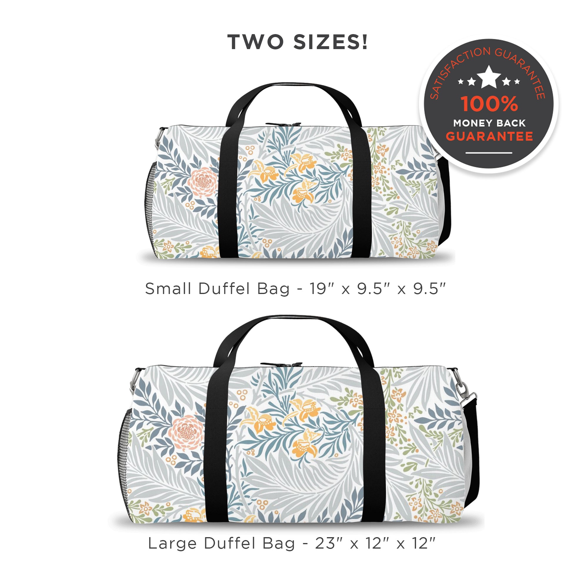 Floral Duffle Weekender Bag