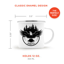 Personalized Eagle Enamel Mug