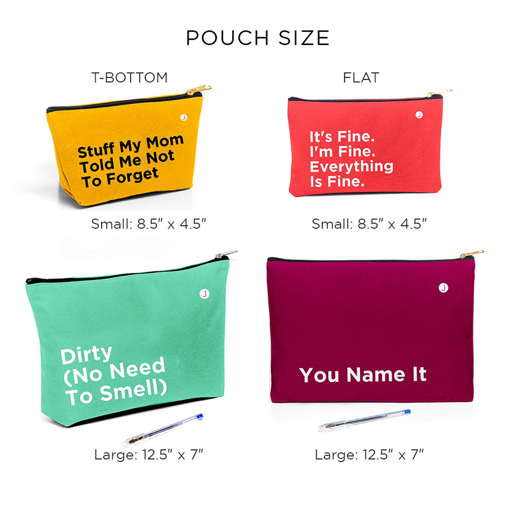 Travel Accessory Pouches - Custom Carry-All Pouches! – Journo Travel Goods
