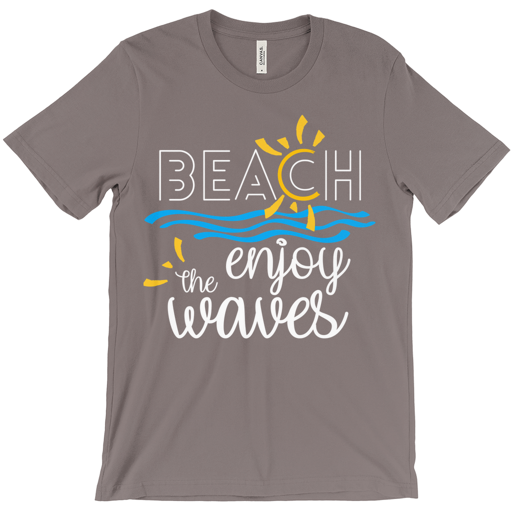 Beach Enjoy The Waves Sunny Fun Bella Canvas Unisex Shirt