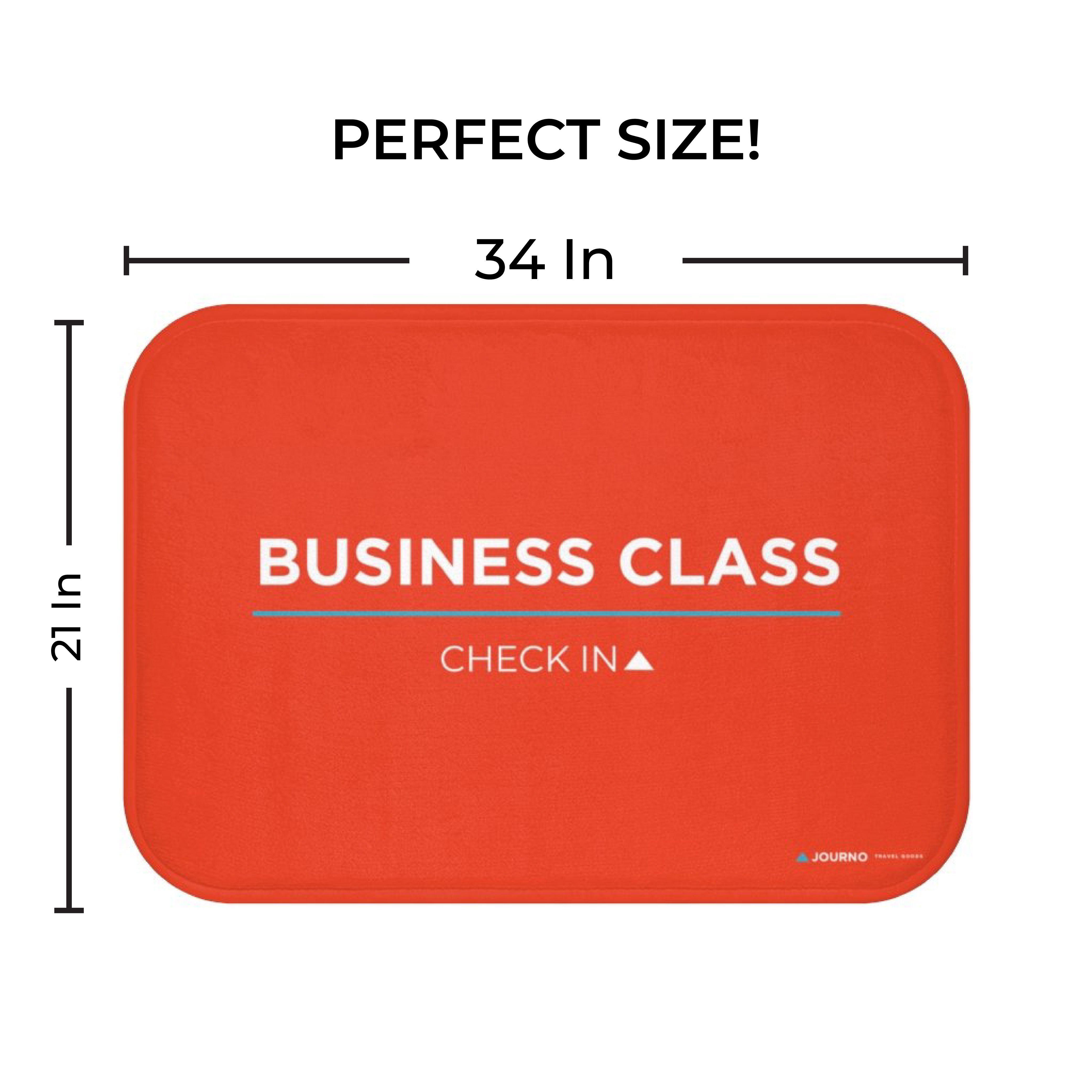 Business Class Check In - Funny Bath Mat