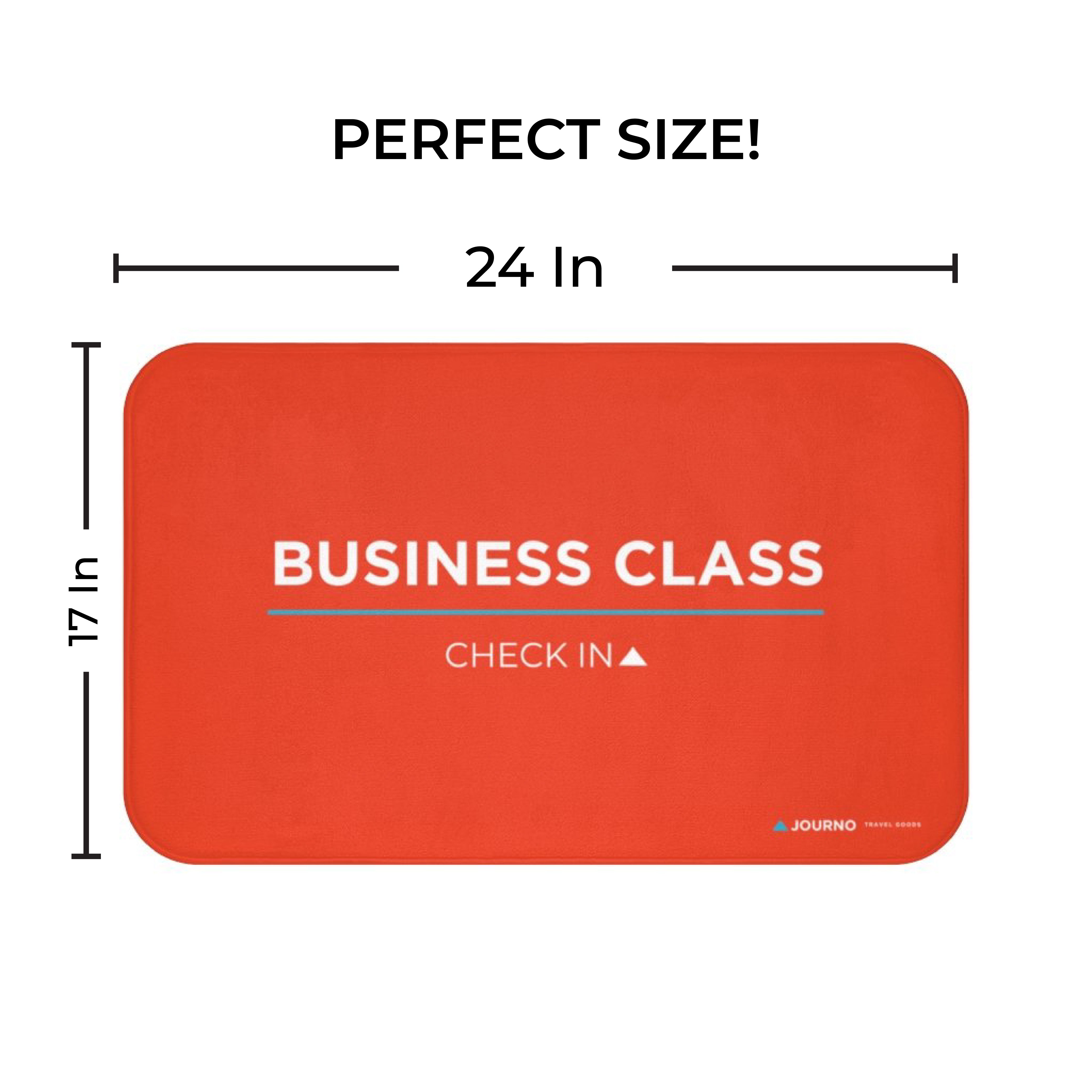 Business Class Check In - Funny Bath Mat