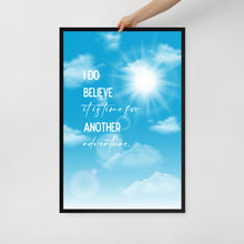 Time For Another Adventure Framed Quote Poster